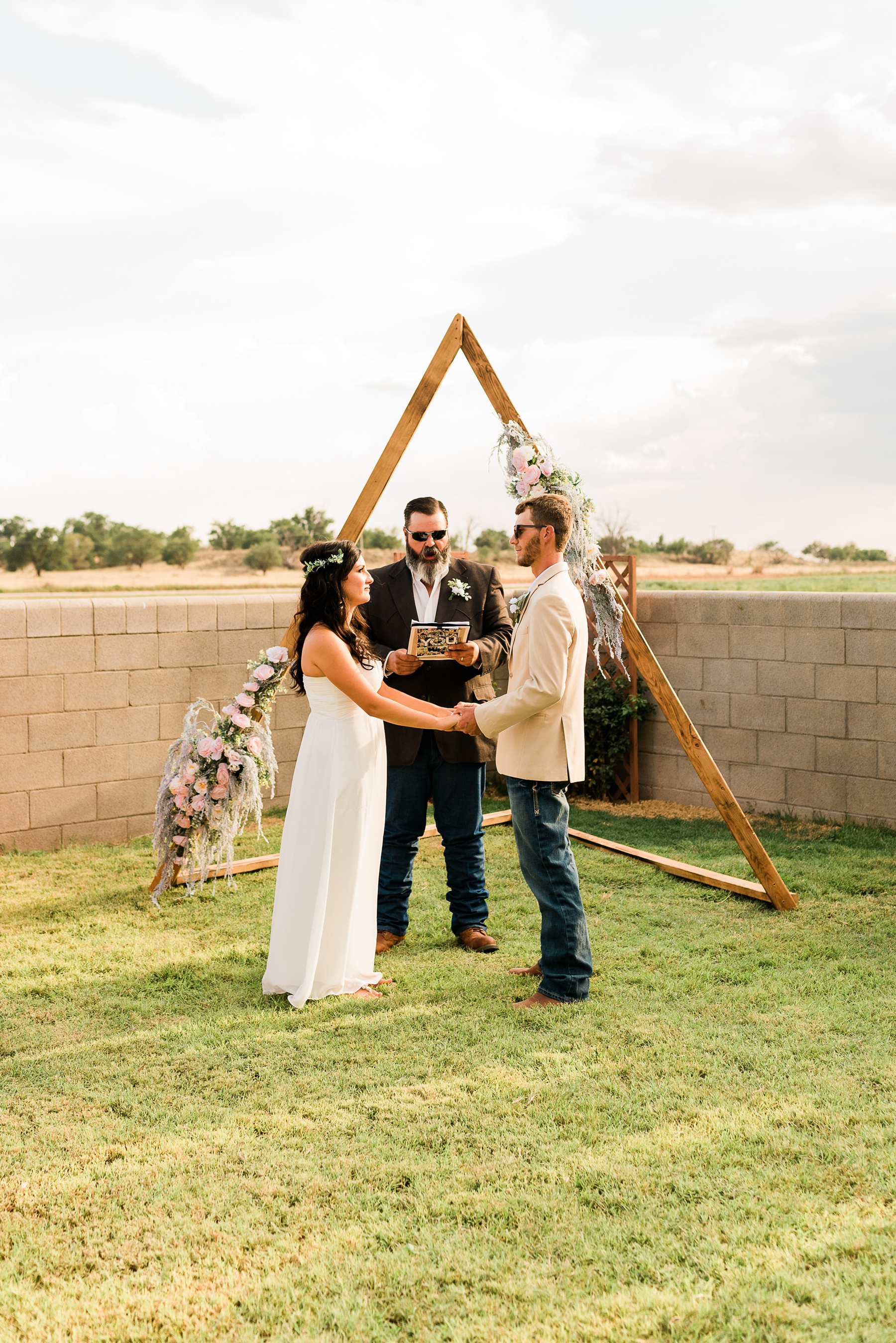 Backyard New Mexico Wedding