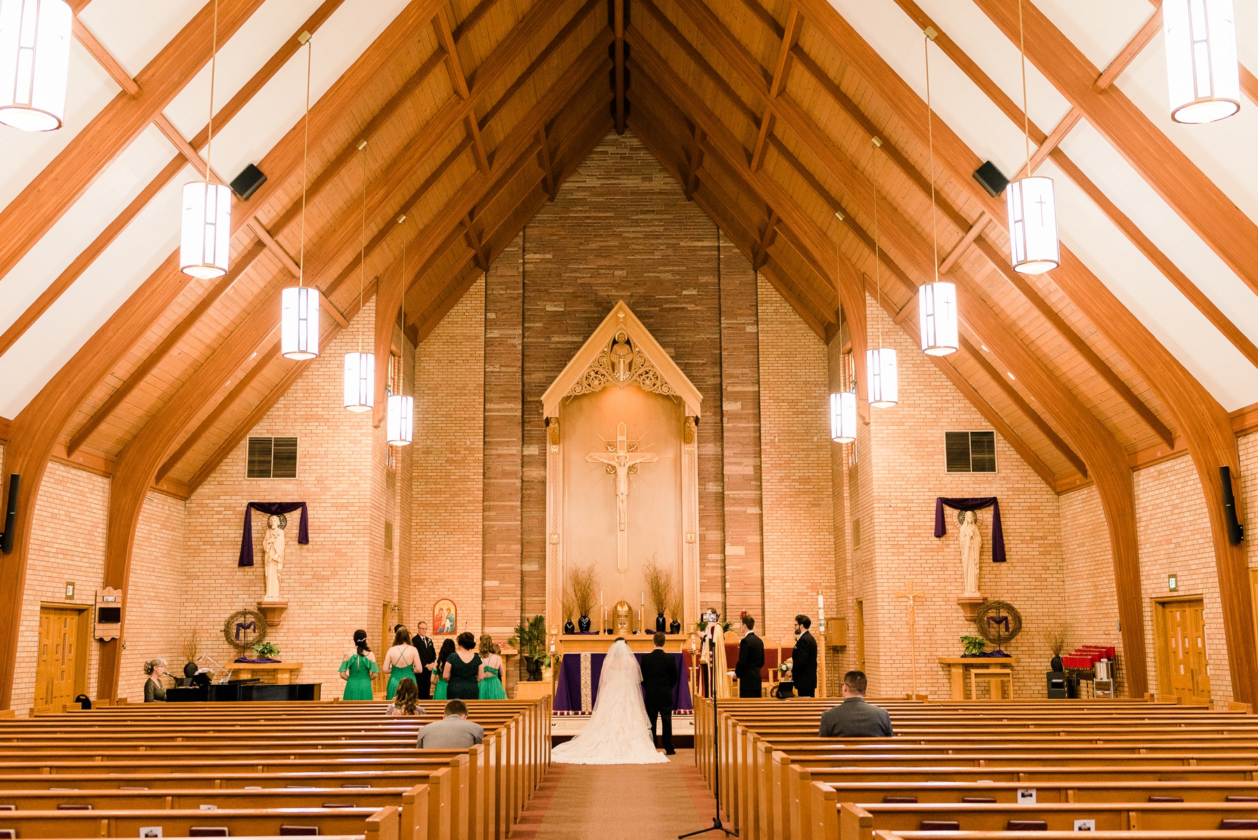 Wedding at St. Paul Catholic Church Colorado Springs