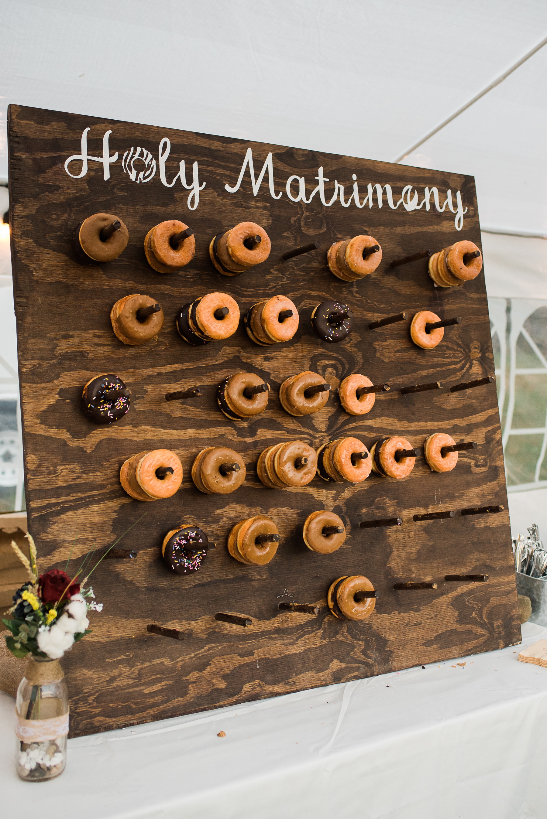  Donut Wall Holy Matrimony