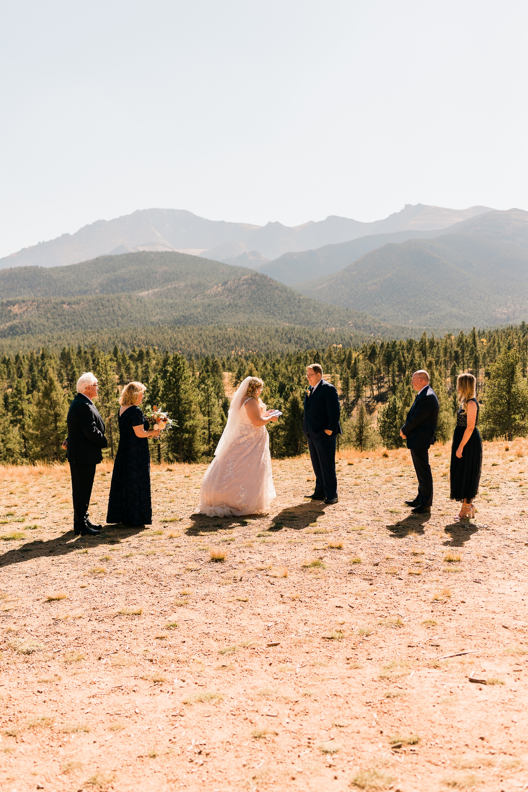 Wedding Ceremony on Pikes Peak Highway