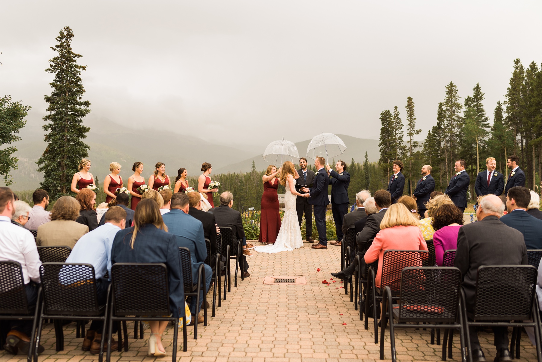 Wedding Ceremony At TenMile Station in Breckenridge