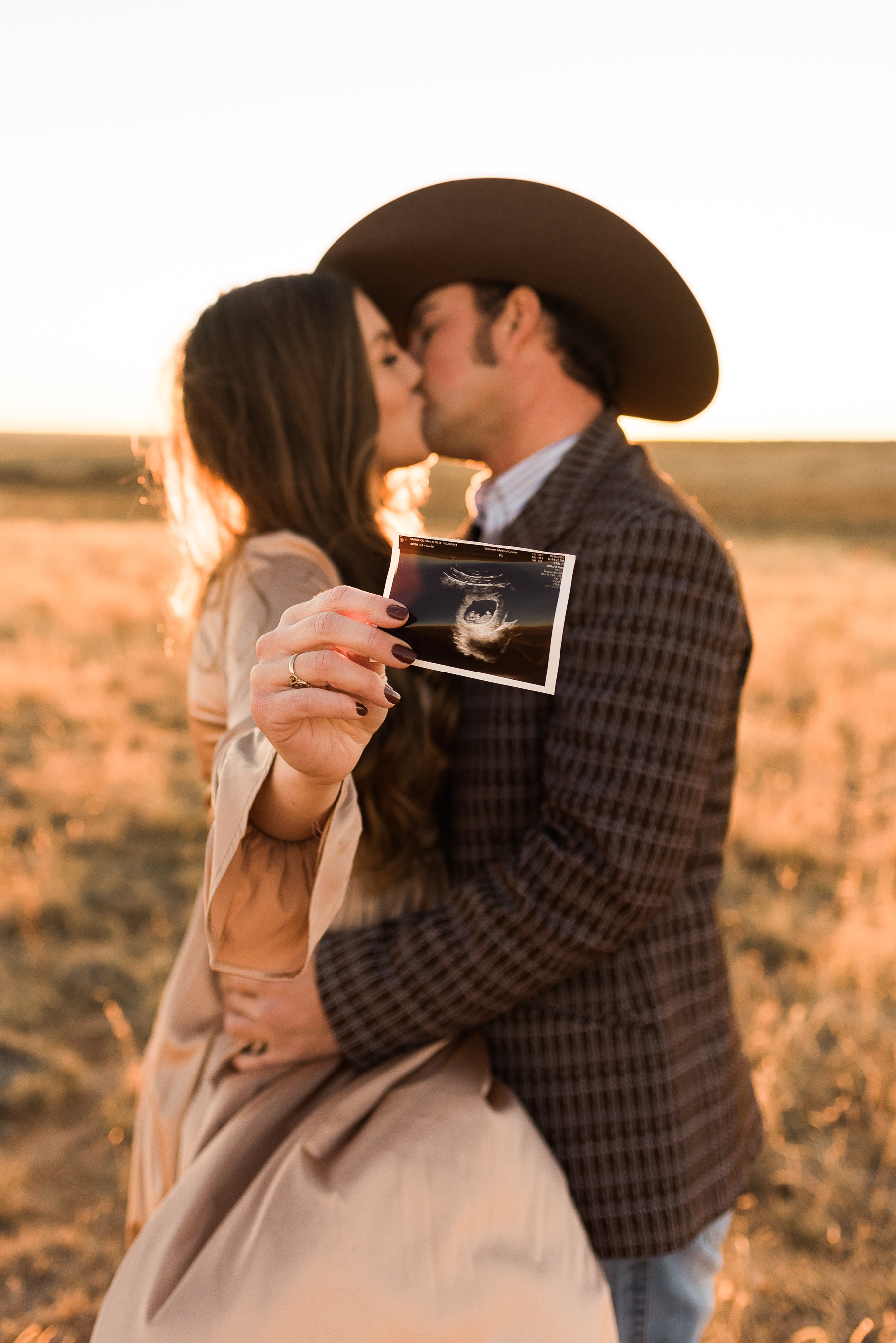 Cowboy Hat Baby Announcement Photo Inspiration