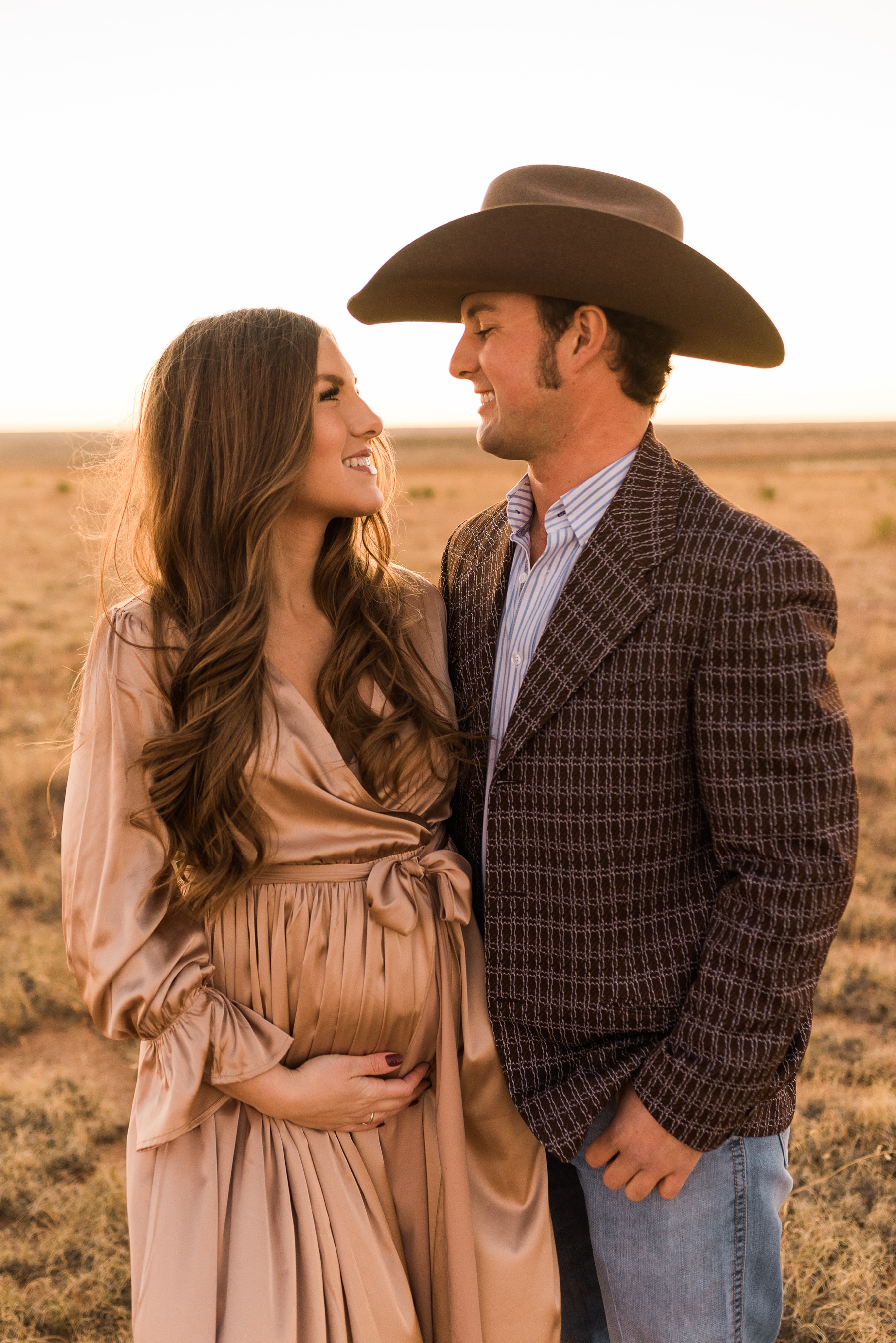 Cowboy Hat Baby Announcement Photo Outfits