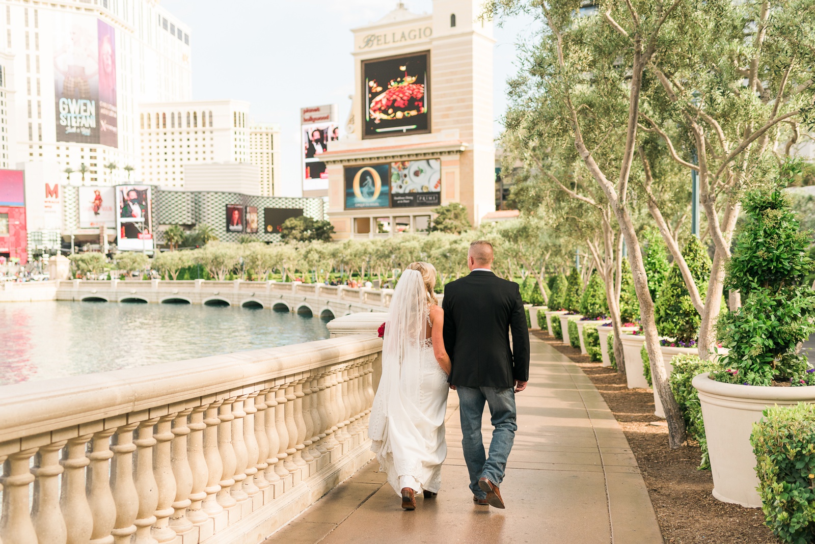 Wedding Photos on Las Vegas Strip